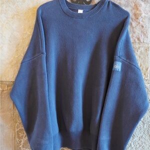 ALO Yoga women’s Blue Sweater oversized size small